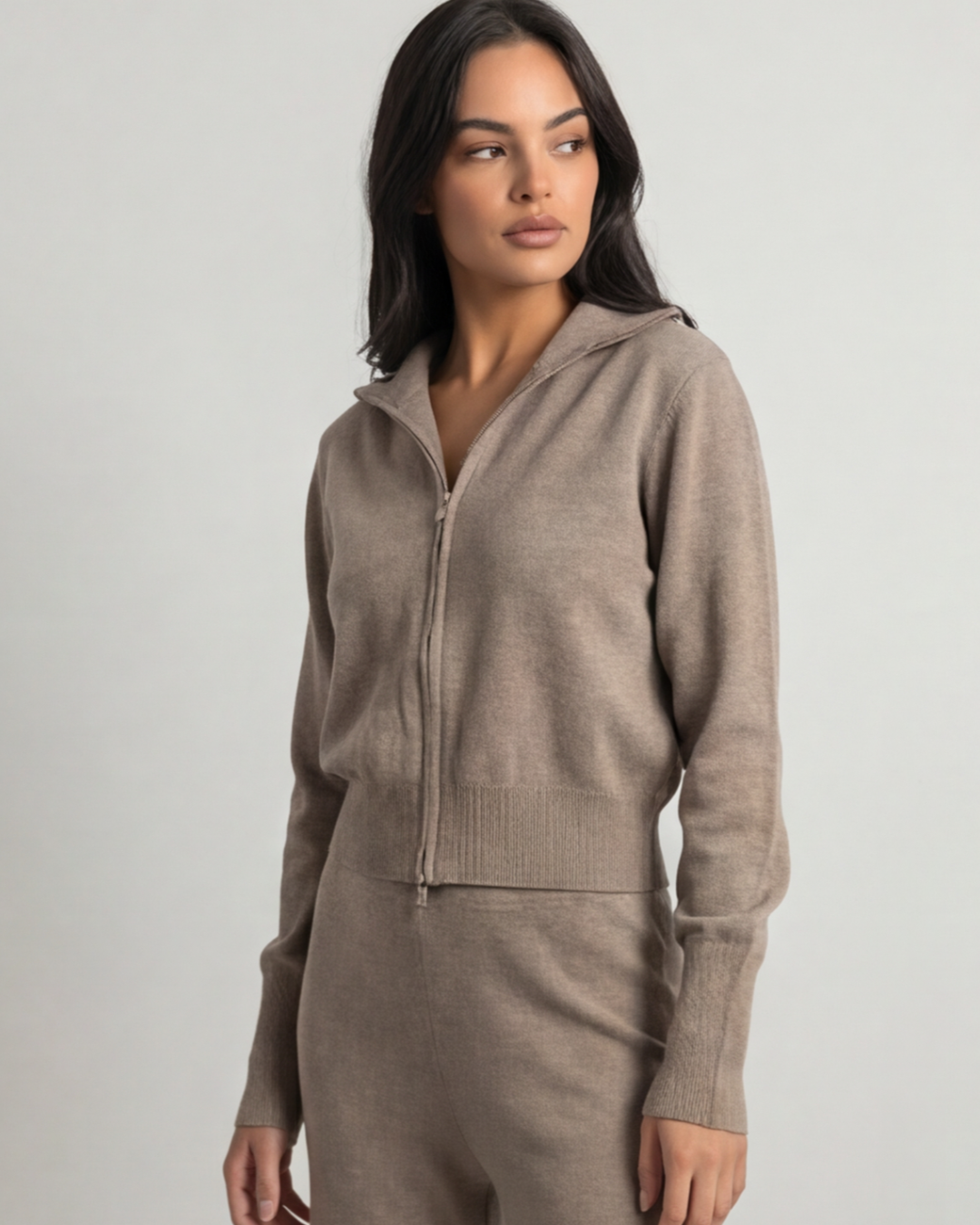 Women’s Elegant Luxury Lounge Set – Long Sleeve Top and Comfortable Pants