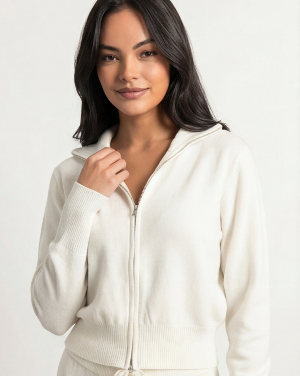 Women’s Elegant Luxury Lounge Set – Long Sleeve Top and Comfortable Pants