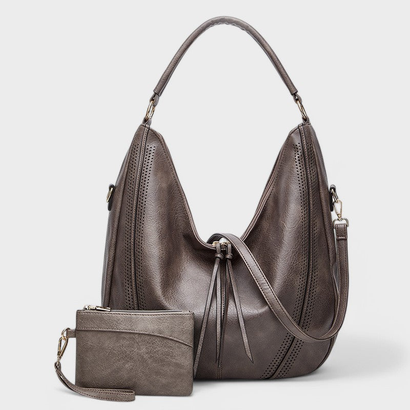 Women’s Bohemian Hobo Bag with Wallet – Stylish Casual Everyday Carry Style