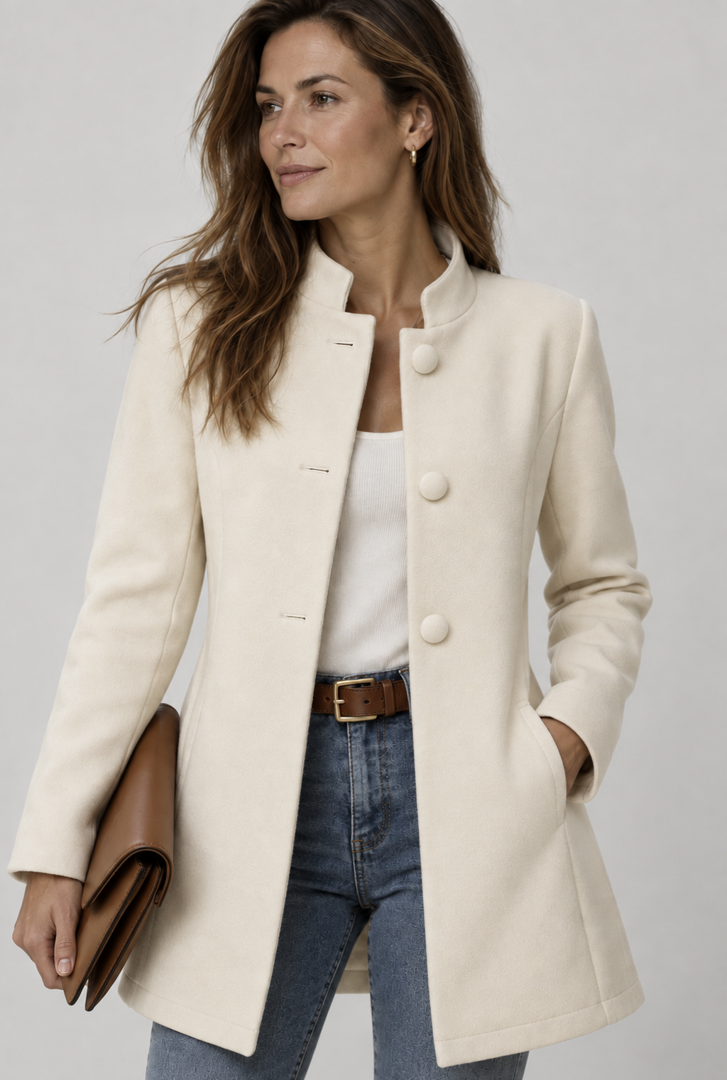 Yara Elegant Coat - Chic and Warm