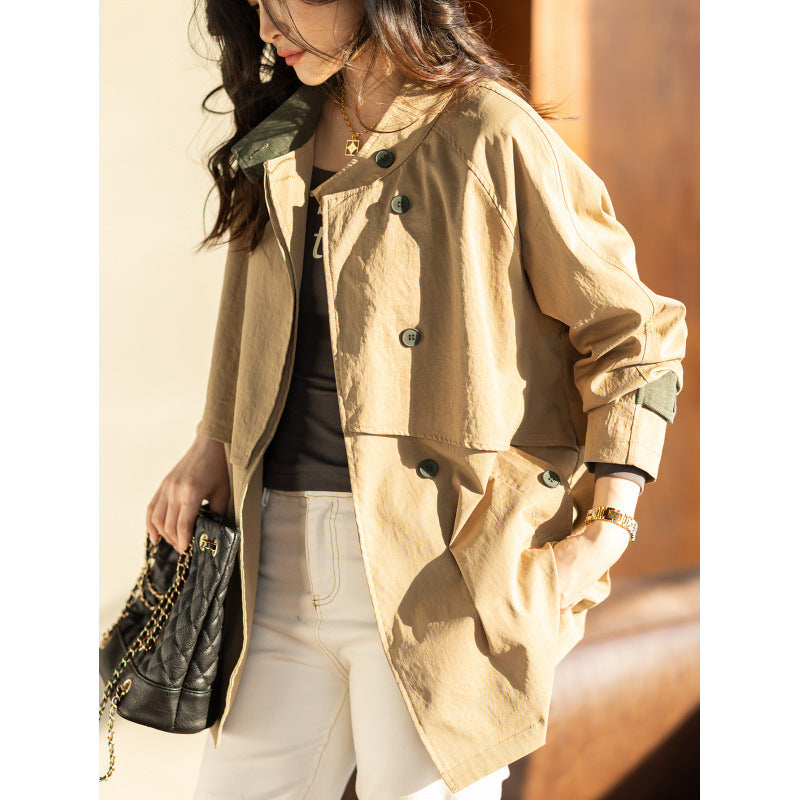 Women’s Mid-Length Casual Workwear Top – Elegant Autumn Office Style