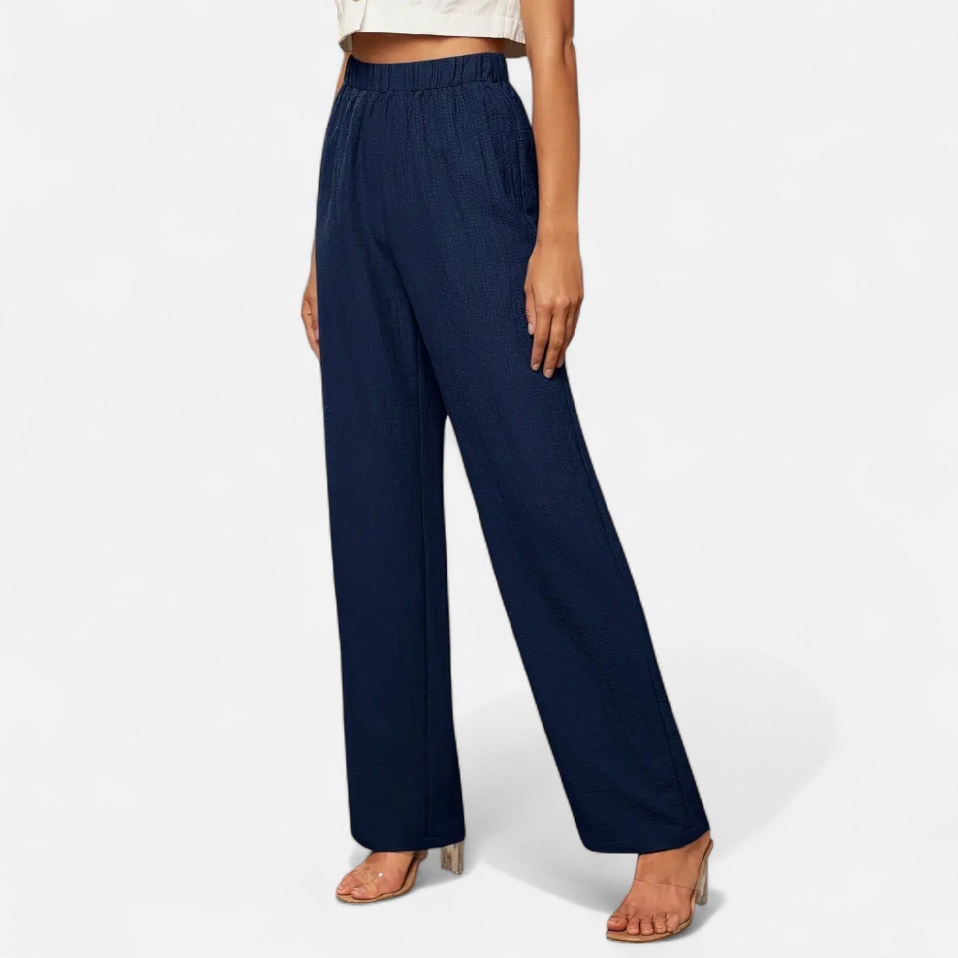 Women's Straight Leg Trousers – High Waist Timeless Tailored Pants