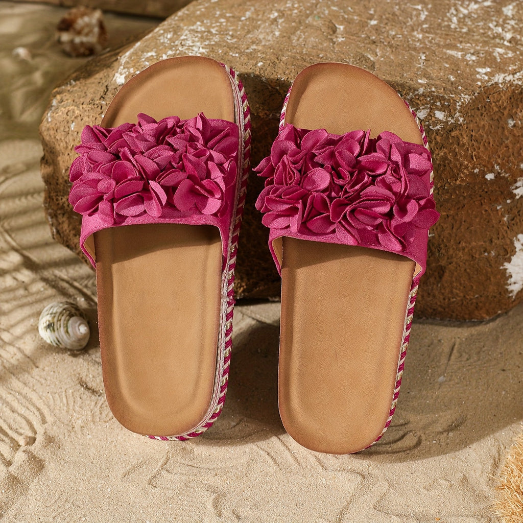 Women's Braided Slide Sandals – Easy Summer Slip-On Comfort