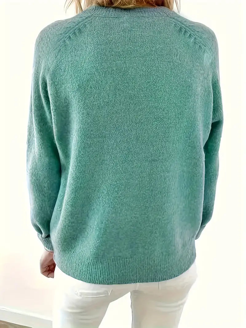 Women’s Button-Detail Pullover - Elegant and Comfortable