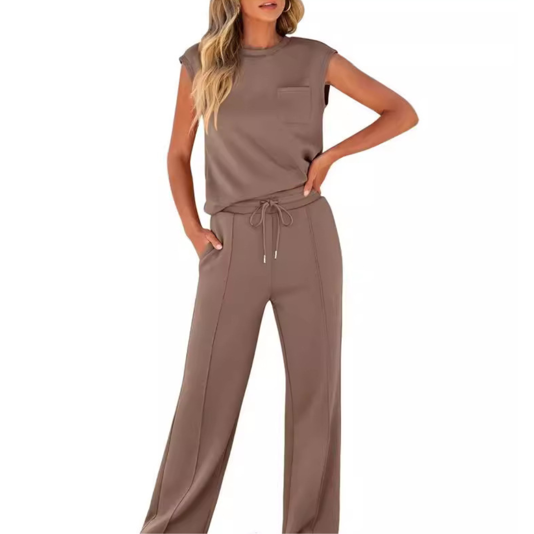 Women's Chic Loungewear Set – Relaxed Matching Lounge Outfit