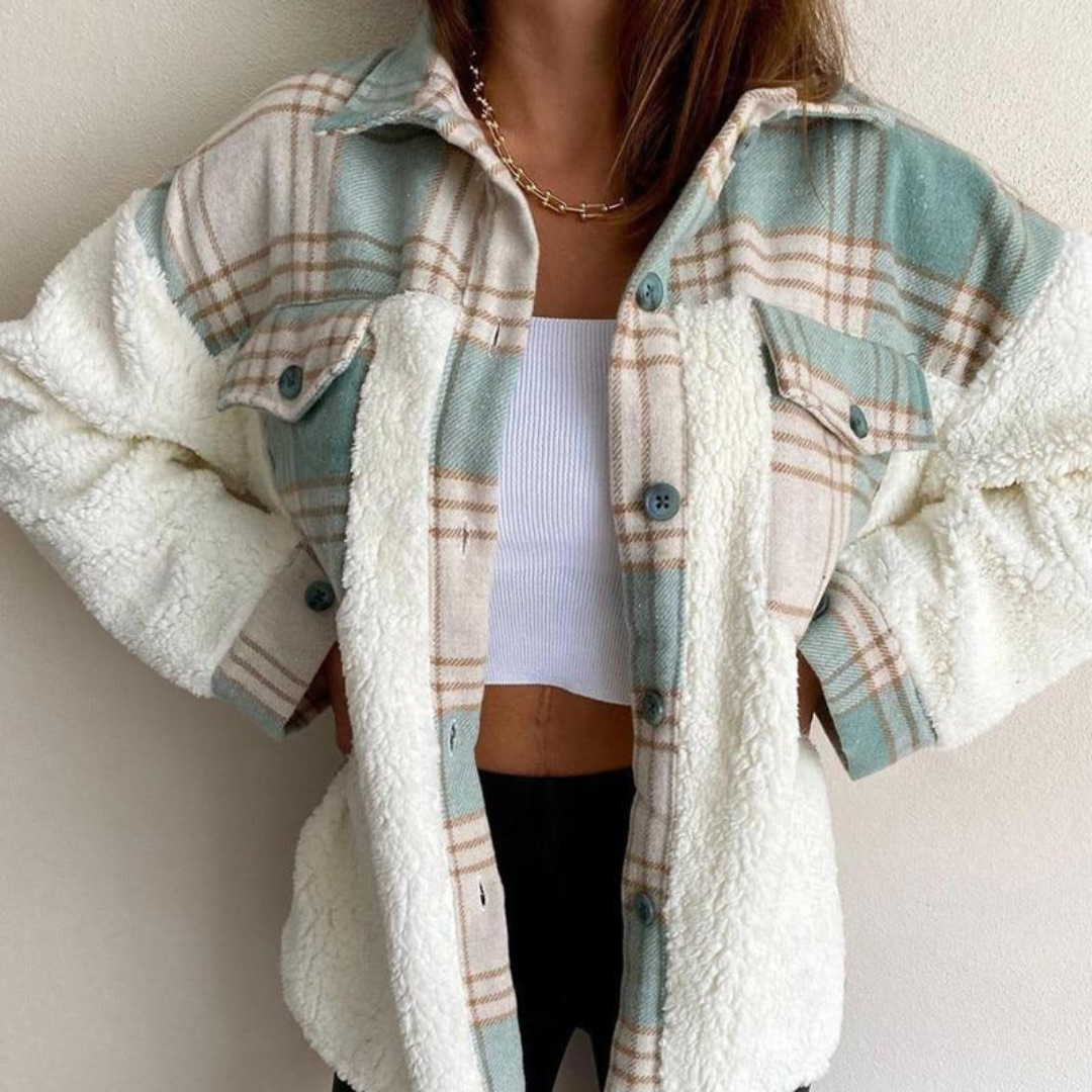 Women's Wool Blend Jacket - Soft Trendy Everyday Outerwear