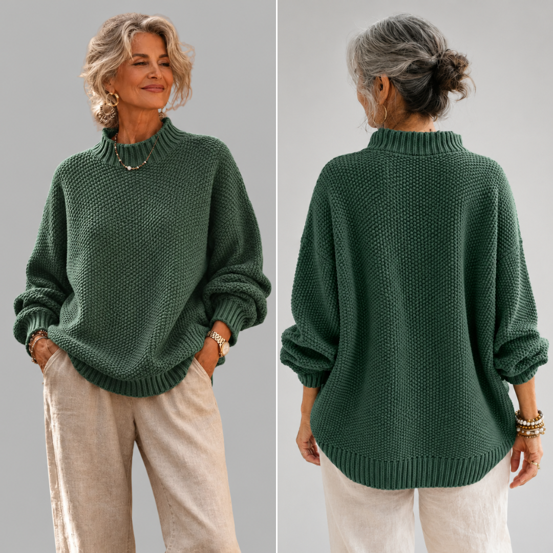 Relaxed Knit Sweater - Soft and Easy