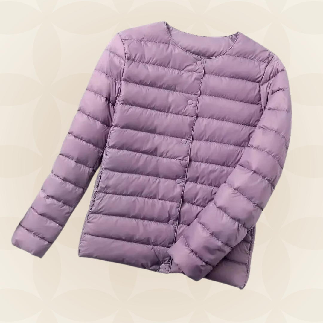 Women's Lightweight Padded Jacket - Comfortable Everyday Outerwear