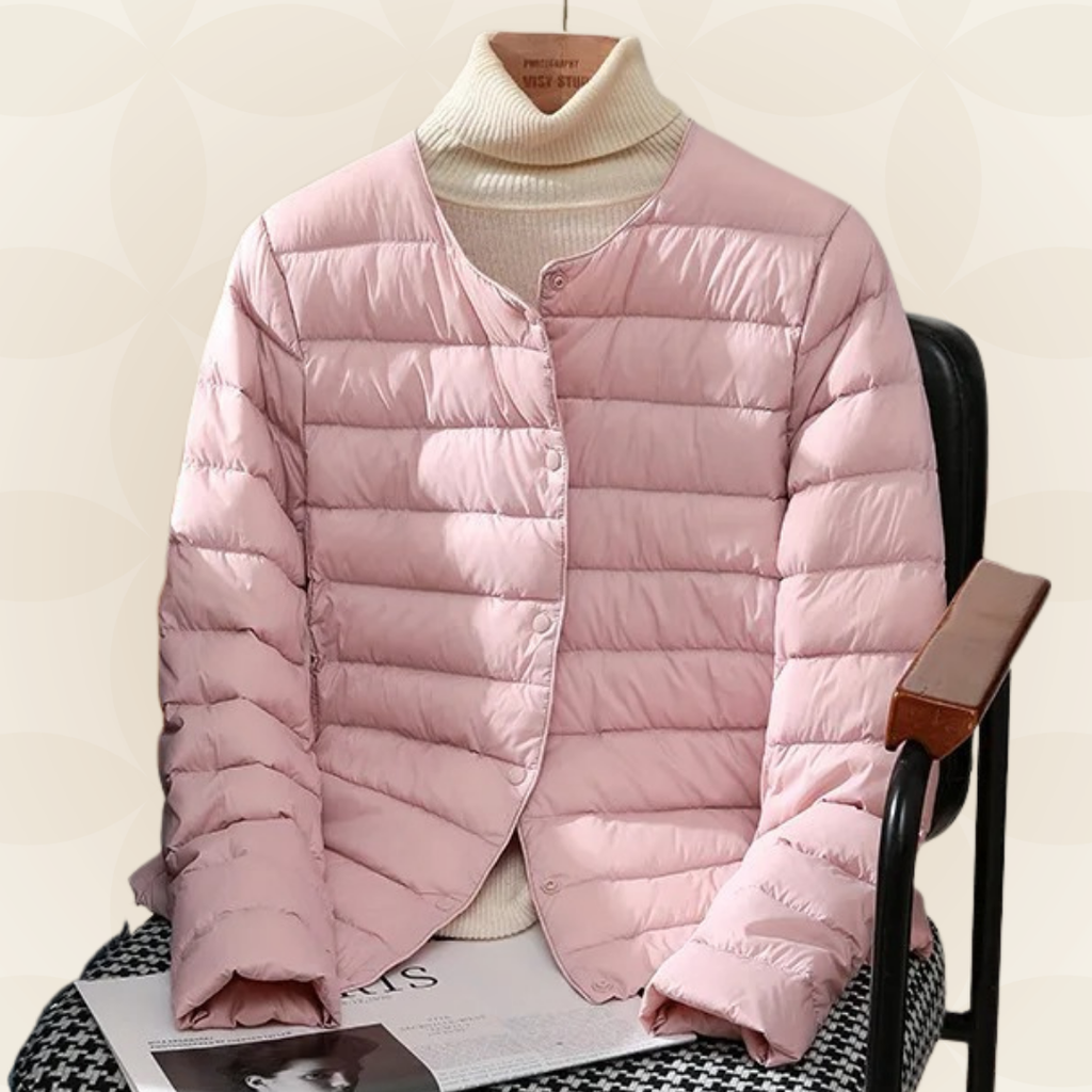 Women's Lightweight Padded Jacket - Comfortable Everyday Outerwear