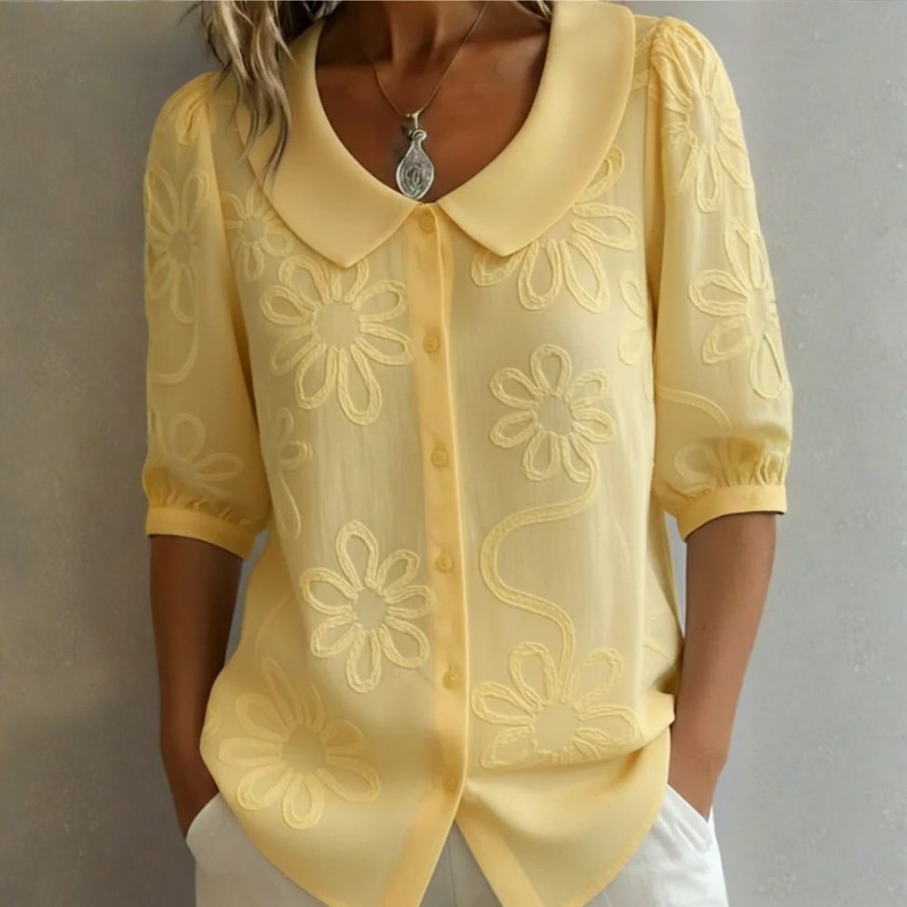 Women's Elegant Blouse - Lightweight Everyday Dressy Top