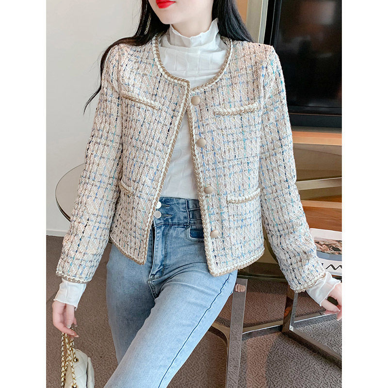 Tweed-Style Jacket - Chic and Refined