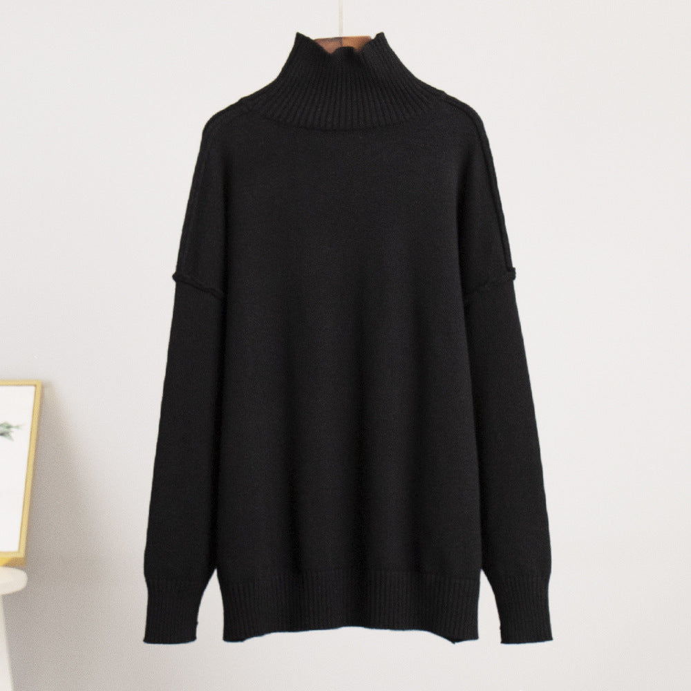 Women’s Thick Turtleneck Sweater - Warm and Casual