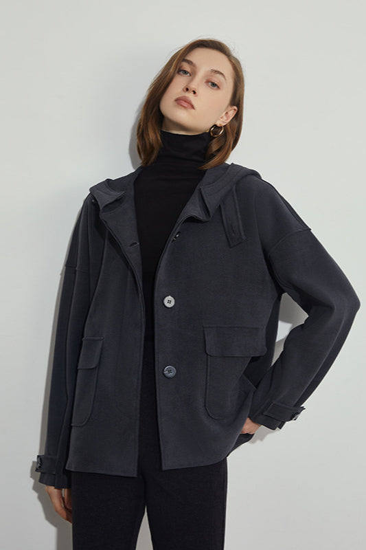 Button Waterproof Shirt Jacket - Practical and Casual