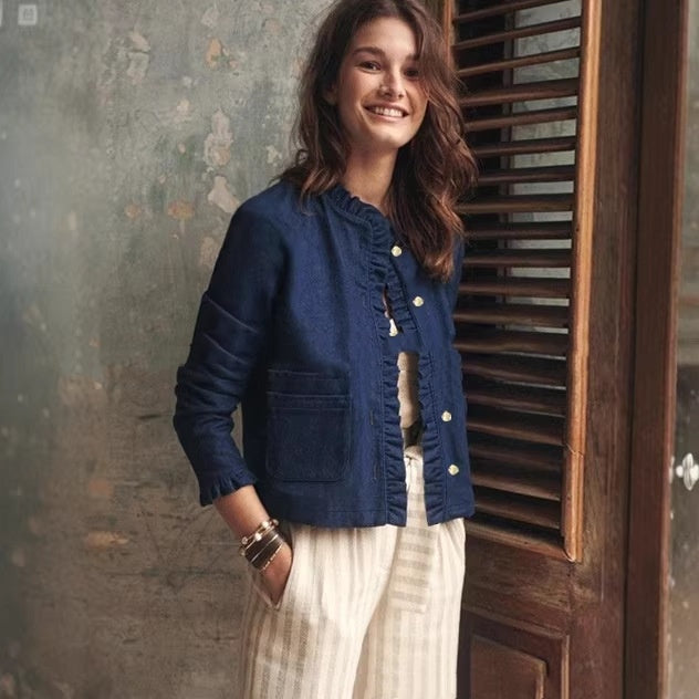 Layered Workwear Top - Retro and Relaxed