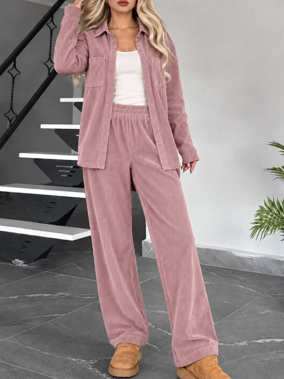 Women's Casual Two-Piece Suit - Simple and Comfortable