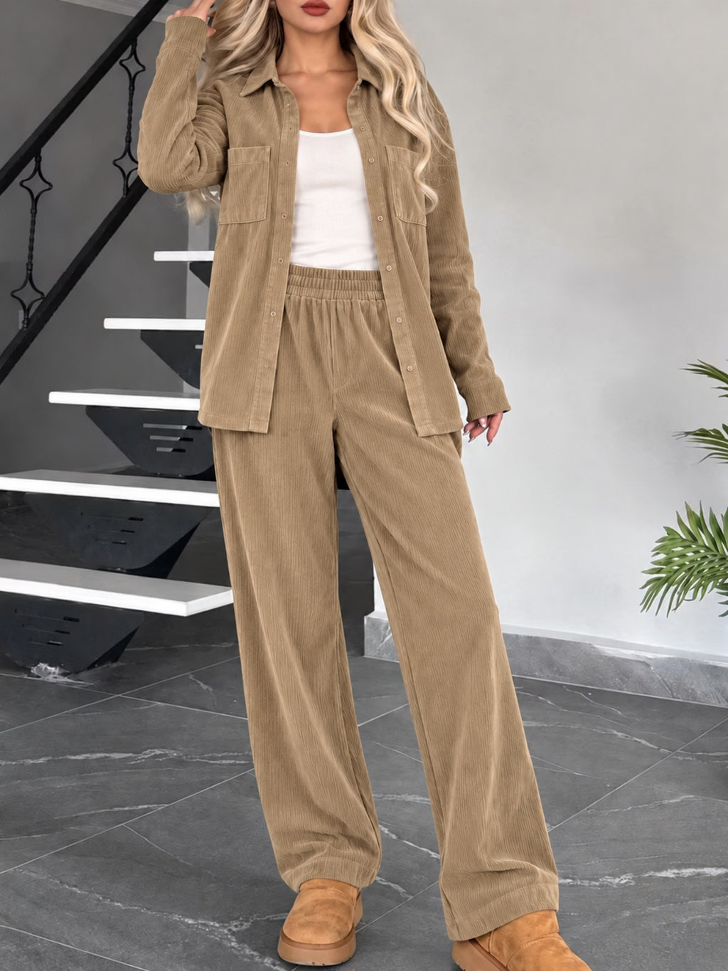 Women's Casual Two-Piece Suit - Simple and Comfortable