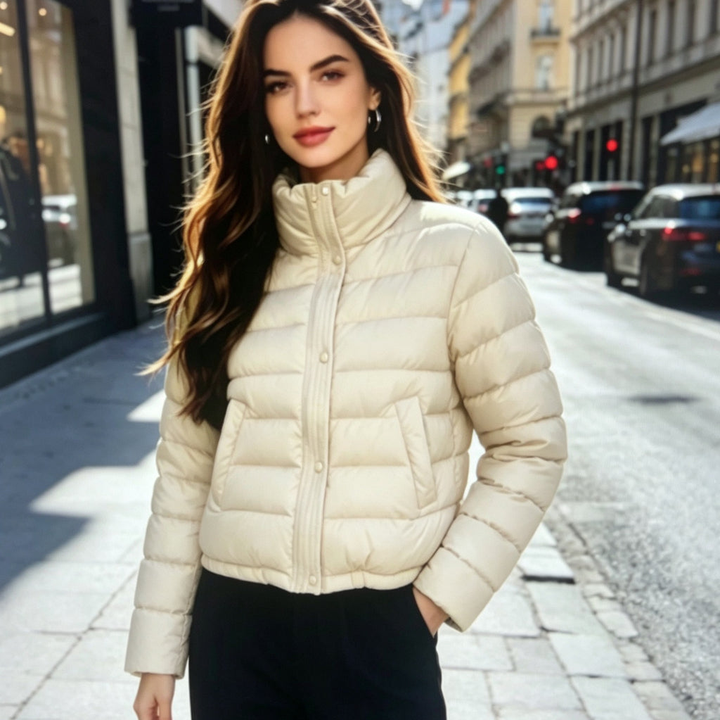Korean-Style Padded Coat - Warm and Lightweight