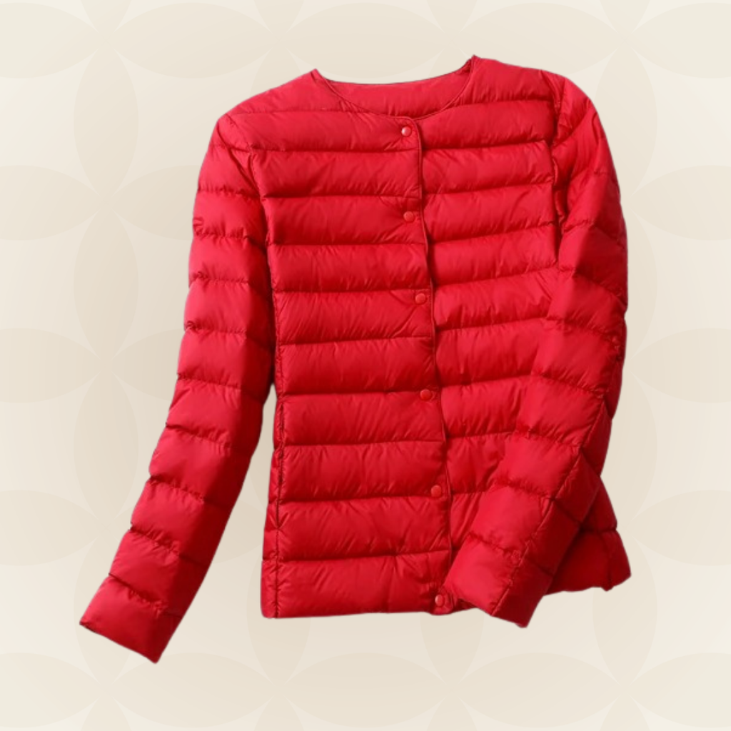 Women's Lightweight Padded Jacket - Comfortable Everyday Outerwear