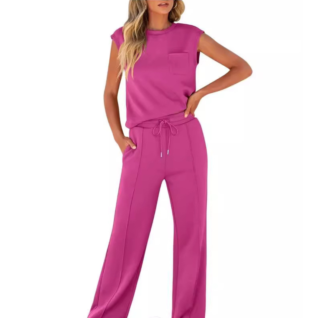 Women's Chic Loungewear Set – Relaxed Matching Lounge Outfit