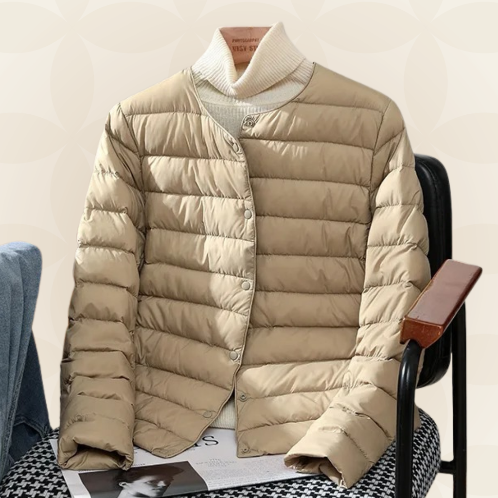 Women's Lightweight Padded Jacket - Comfortable Everyday Outerwear