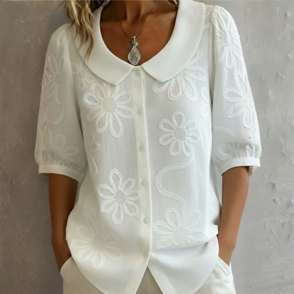 Women's Elegant Blouse - Lightweight Everyday Dressy Top