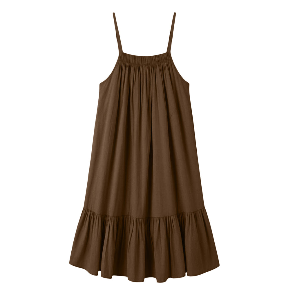 Women's Casual Strap Mini Dress - Lightweight Summer Beach Dress