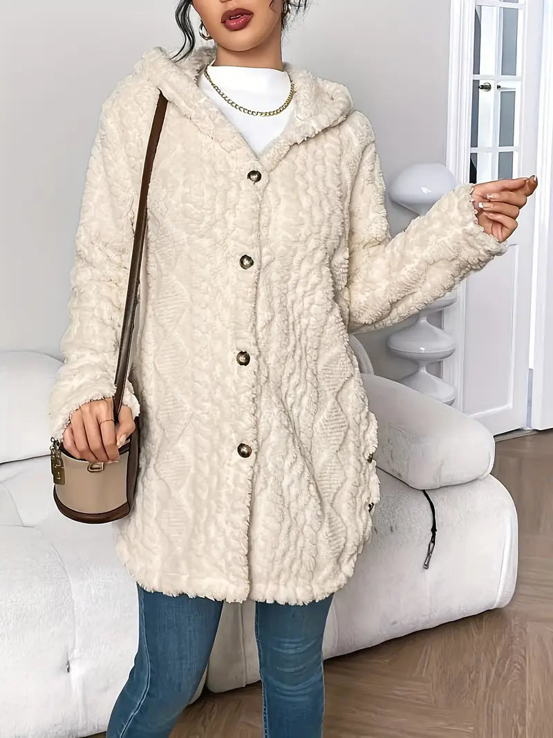 Women’s Hooded Cardigan – Cozy Casual Everyday Layering Style