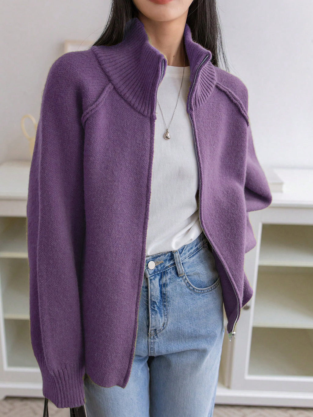 Relaxed Sweater Coat - Solid and Easy to Layer