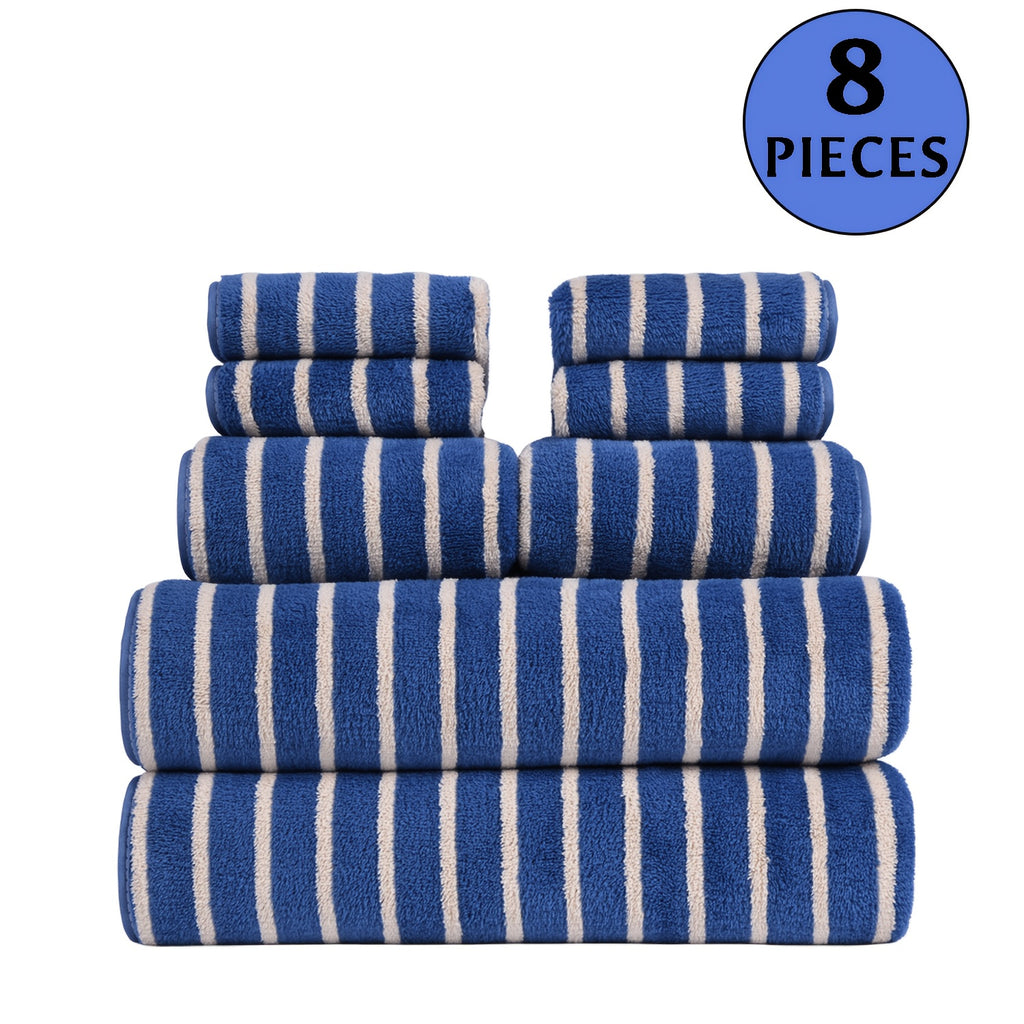 Ultra-Soft Coral Towel Set - Quick-Drying Absorbent Home Towels