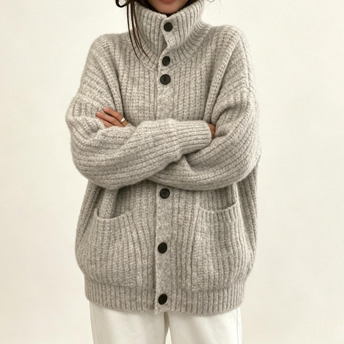 Autumn Winter Knit Cardigan Jacket - Warm and Cozy