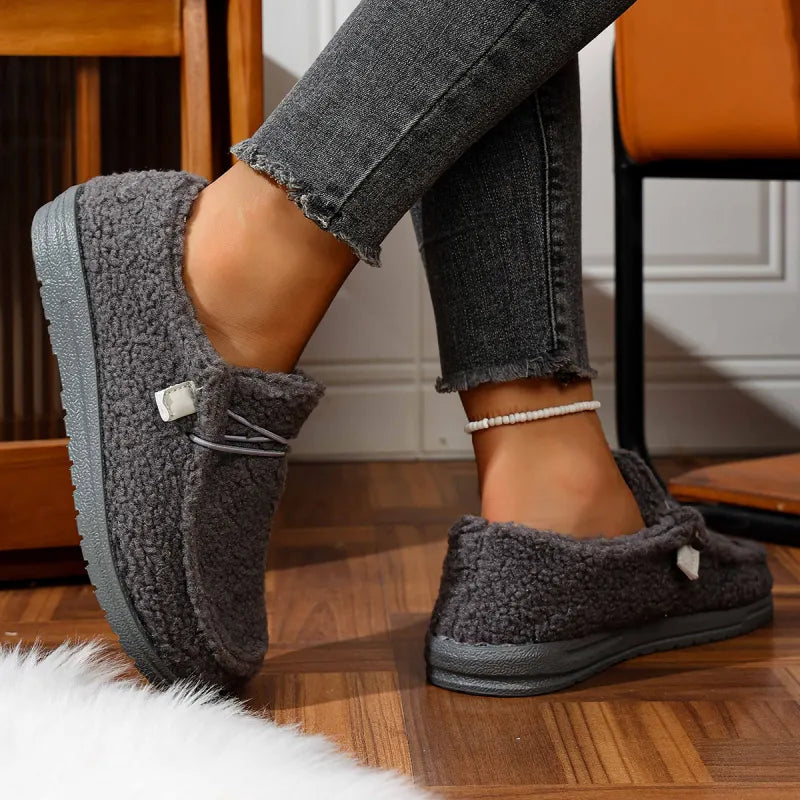 Warm Teddy Slippers - Soft Cozy Plush Indoor Comfort Style