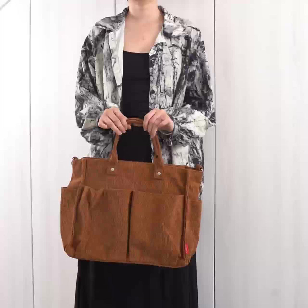 Women’s Structured Tote Bag – Everyday Large Capacity Shoulder Bag