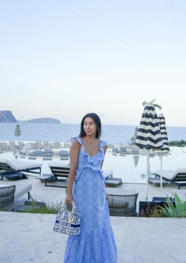 Women's Embroidered Maxi Dress – Boho Vacation Occasion Dress