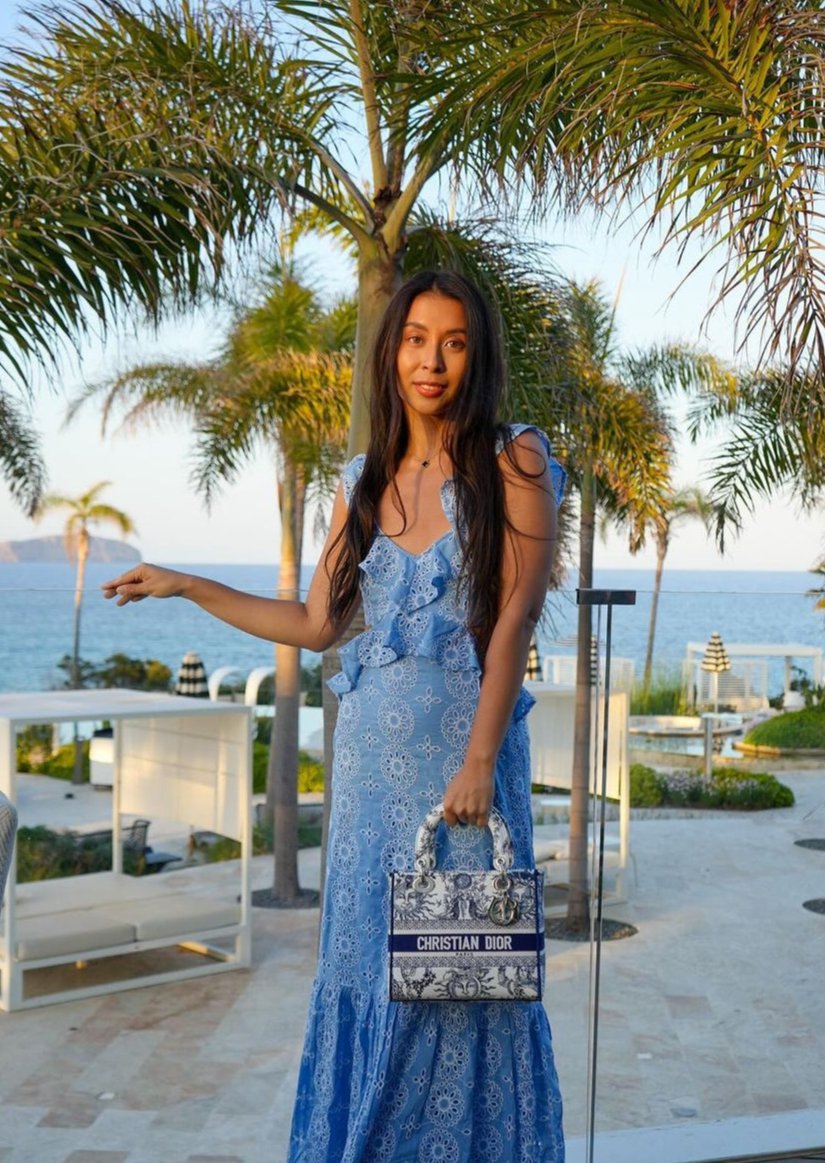 Women's Embroidered Maxi Dress – Boho Vacation Occasion Dress