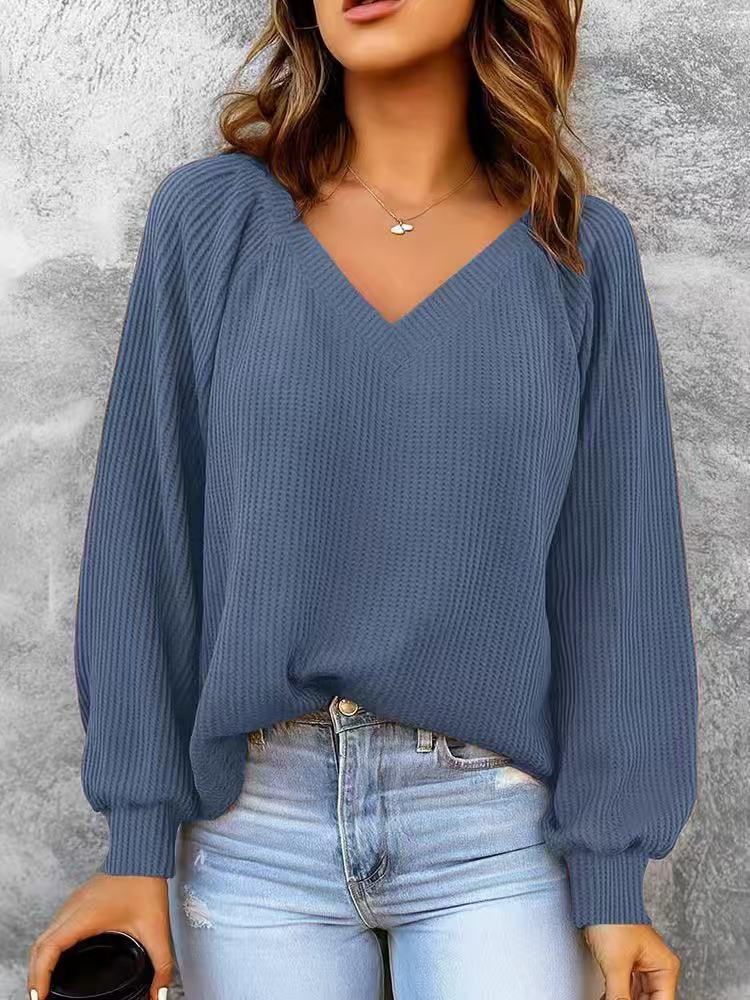 Loose-Fit Knit Sweater - Casual and Comfortable