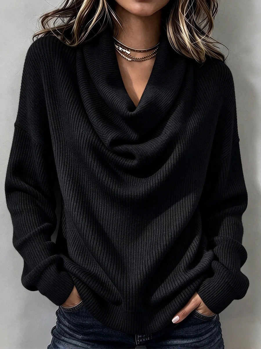 Women’s Loose Long-Sleeve T-Shirt - Soft and Easy