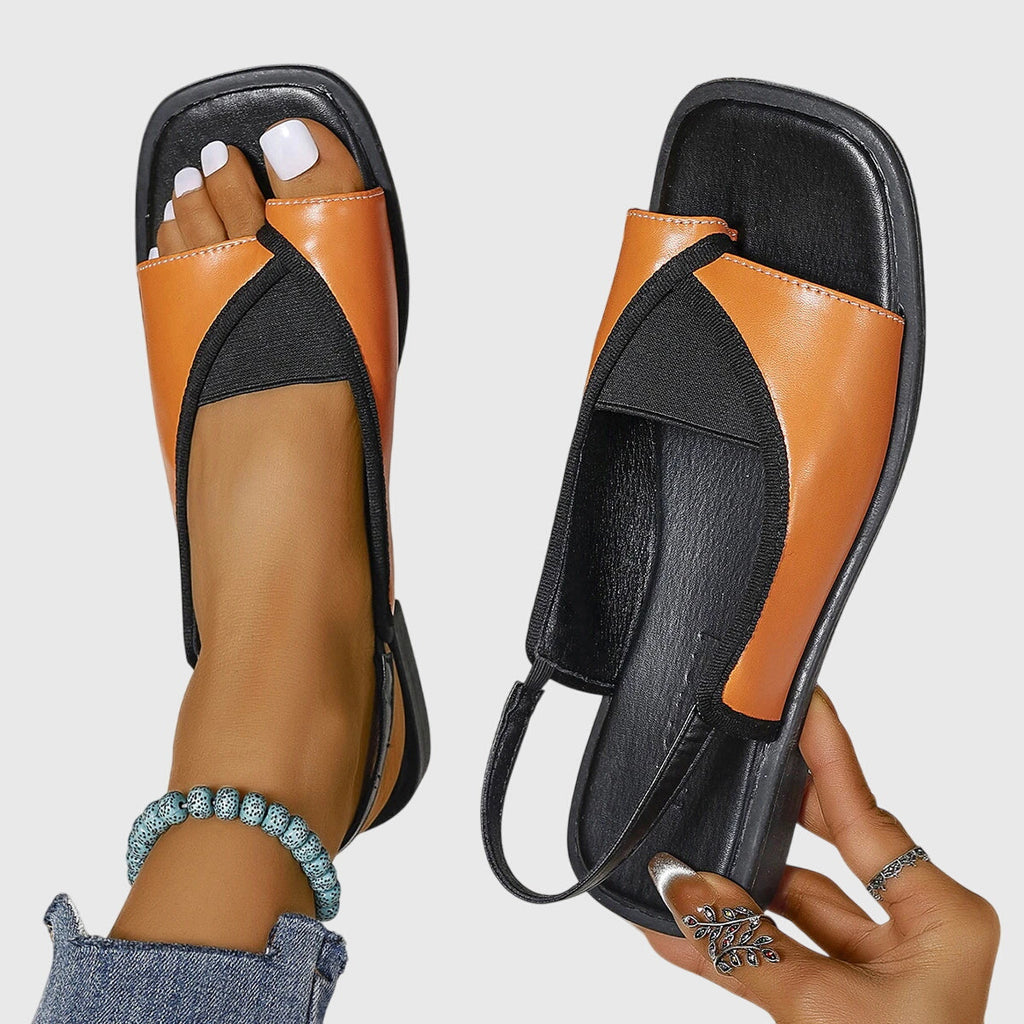 Women's Slingback Flat Sandals – Comfortable Open Toe Summer Sandals