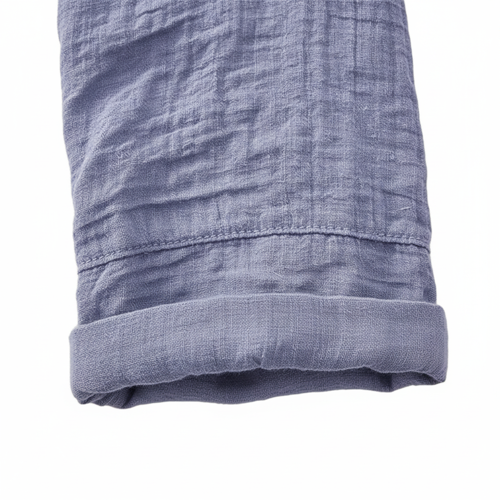 Women's V Neck Button Blouse – Linen Cotton 3/4 Sleeve Top