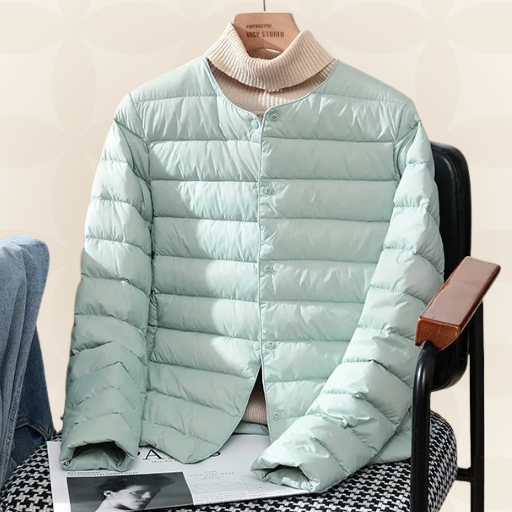 Women's Lightweight Padded Jacket - Comfortable Everyday Outerwear