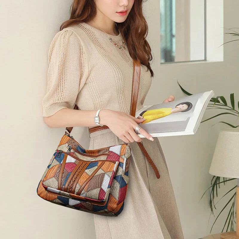 Women’s Stylish Leather Handbag – Elegant Classic Everyday Carry Style