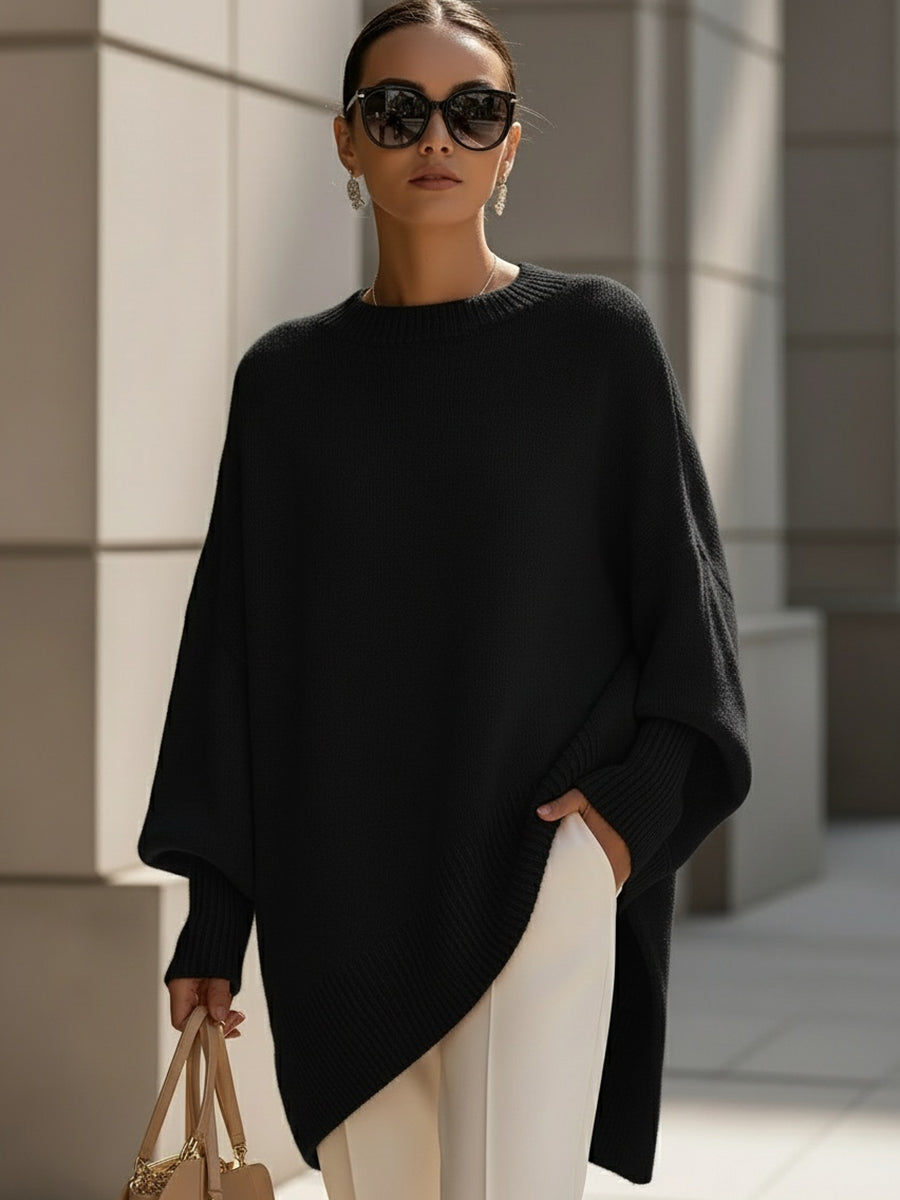 Women's Effortless Elegance Oversized Poncho