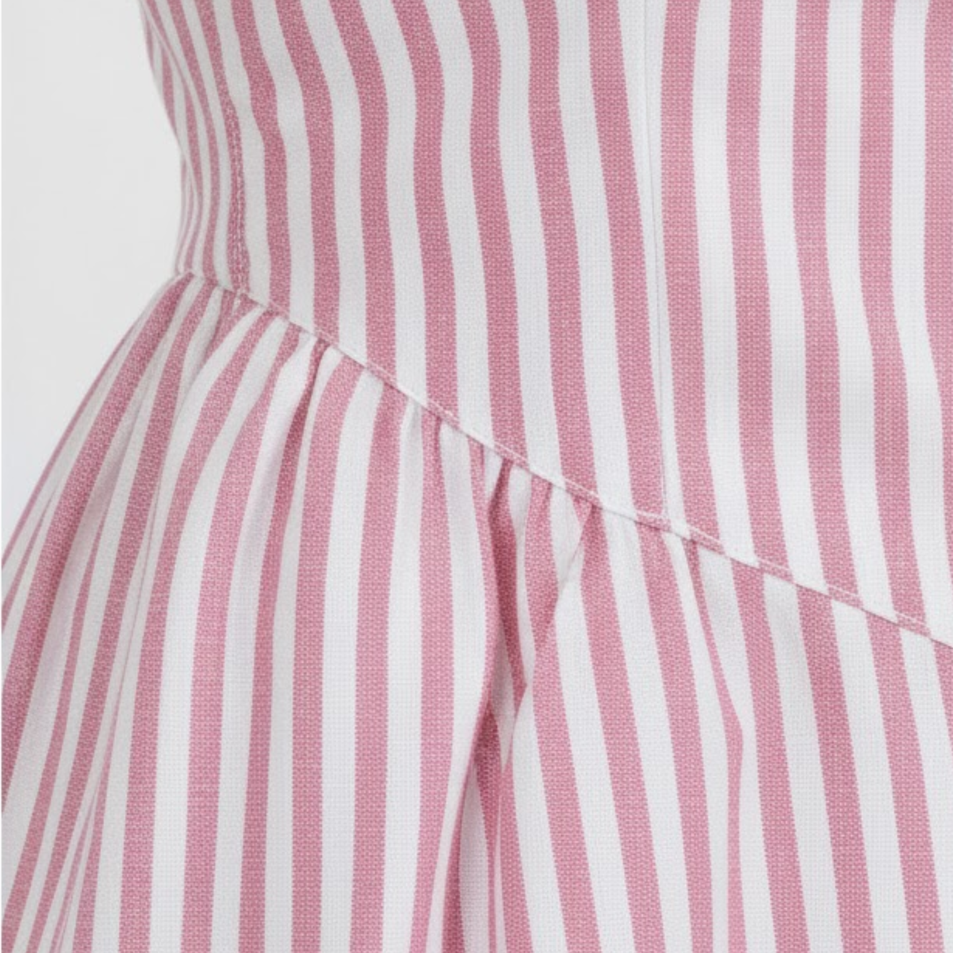 Women's Sleeveless Striped Maxi Dress – High Neck Summer Dress