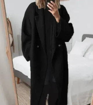 Relaxed Long Coat - Chic and Versatile