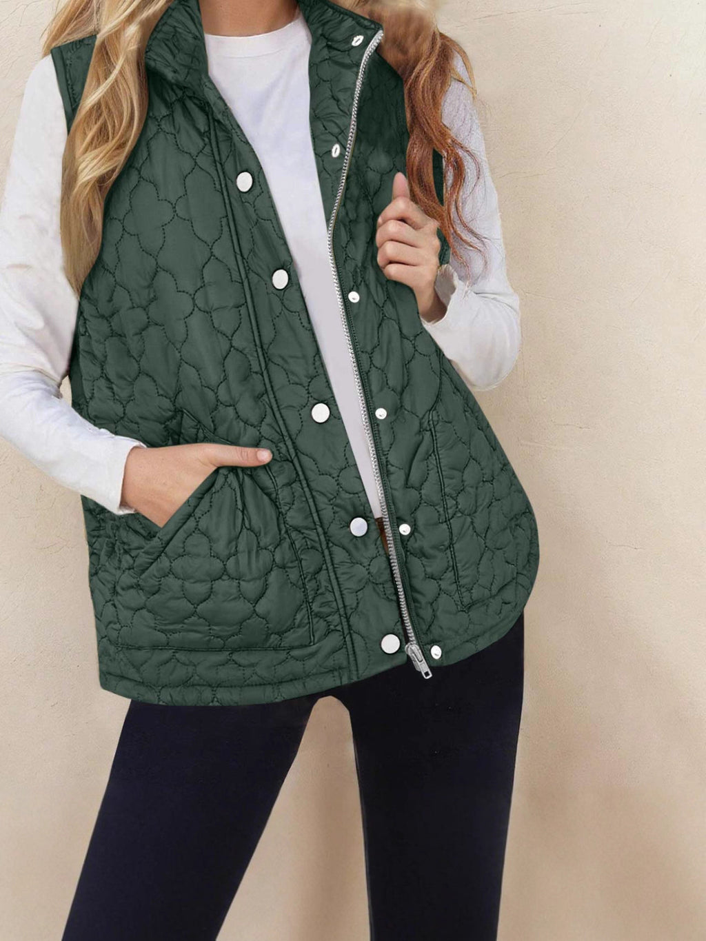 Women’s Quilted Sleeveless Vest – Warm Practical Outerwear