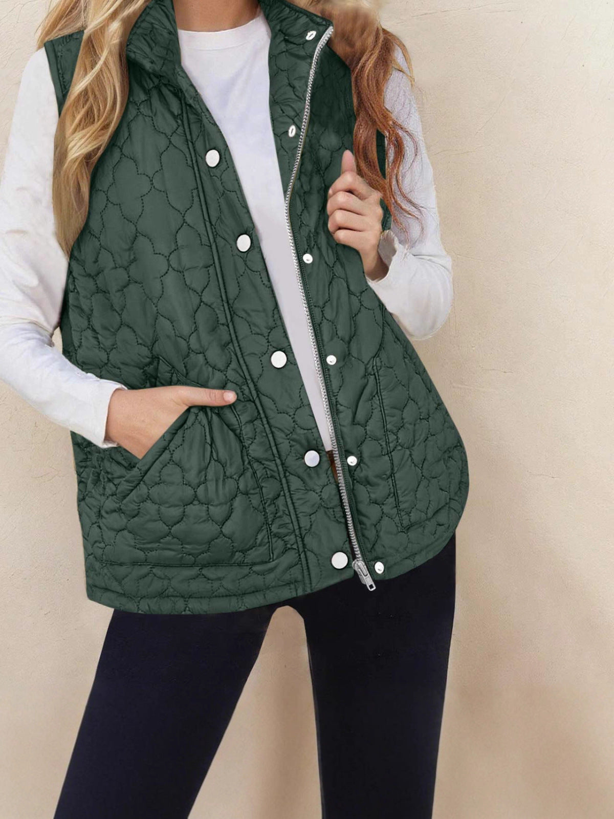 Women’s Quilted Sleeveless Vest – Warm Practical Outerwear