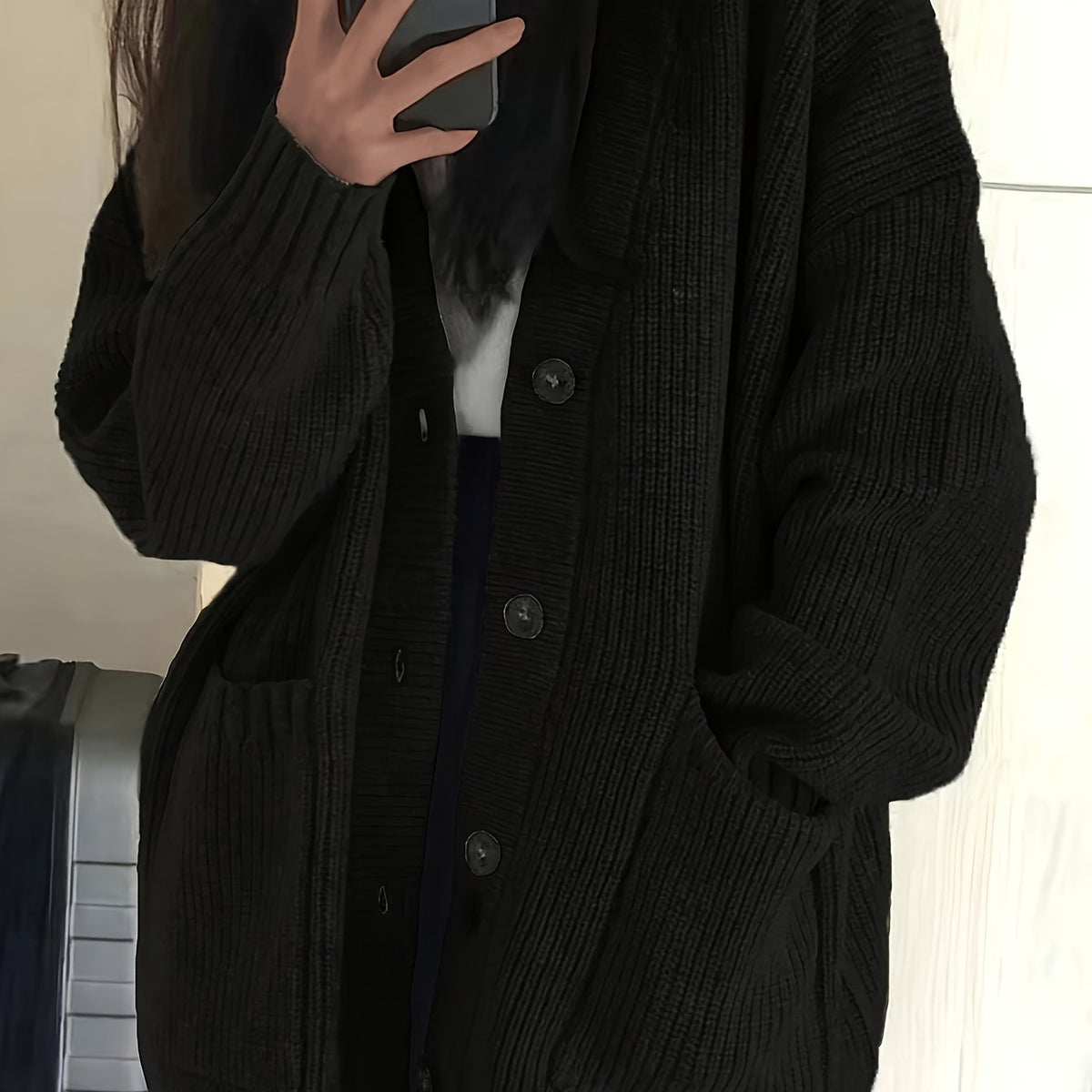 Relaxed Button Cardigan - Soft and Easy