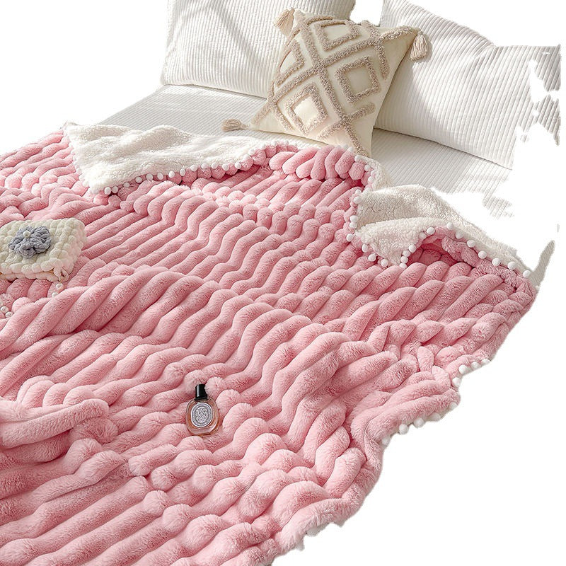 Luxury Dehaired Angora Blanket – Ultra-Soft Nap & Sofa Cover