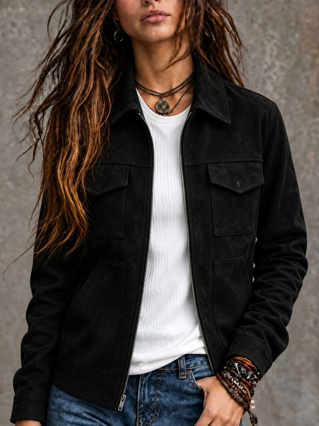 Vintage Suede Jacket - Relaxed and Timeless