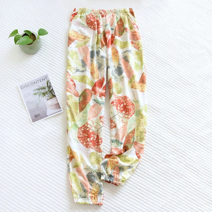 Women’s Loose-Fit Floral Pants – Comfortable Stylish Trousers