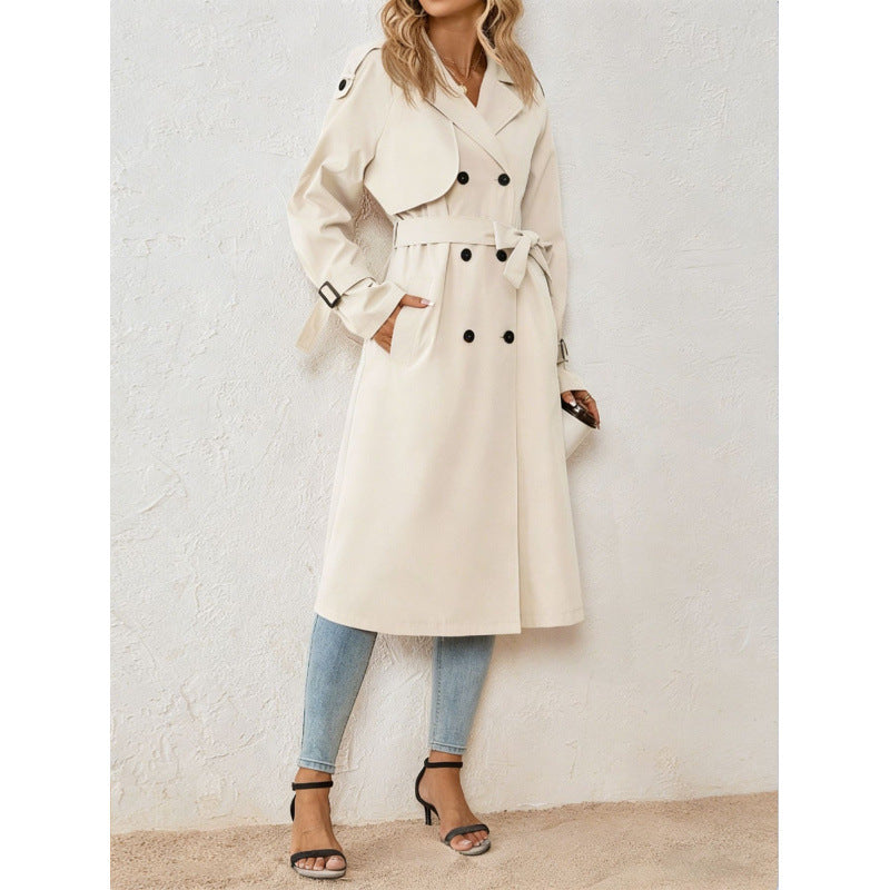 Loose-Fit Fall Trench Coat - Relaxed and Polished